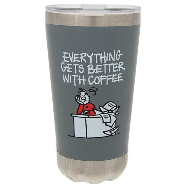 Chaps Stuff Travel Mug: Better With Coffee