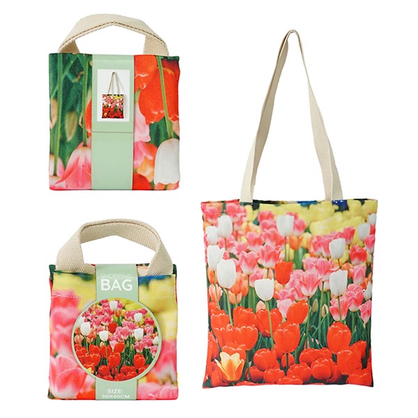 Floral Tote Bag: Tulips