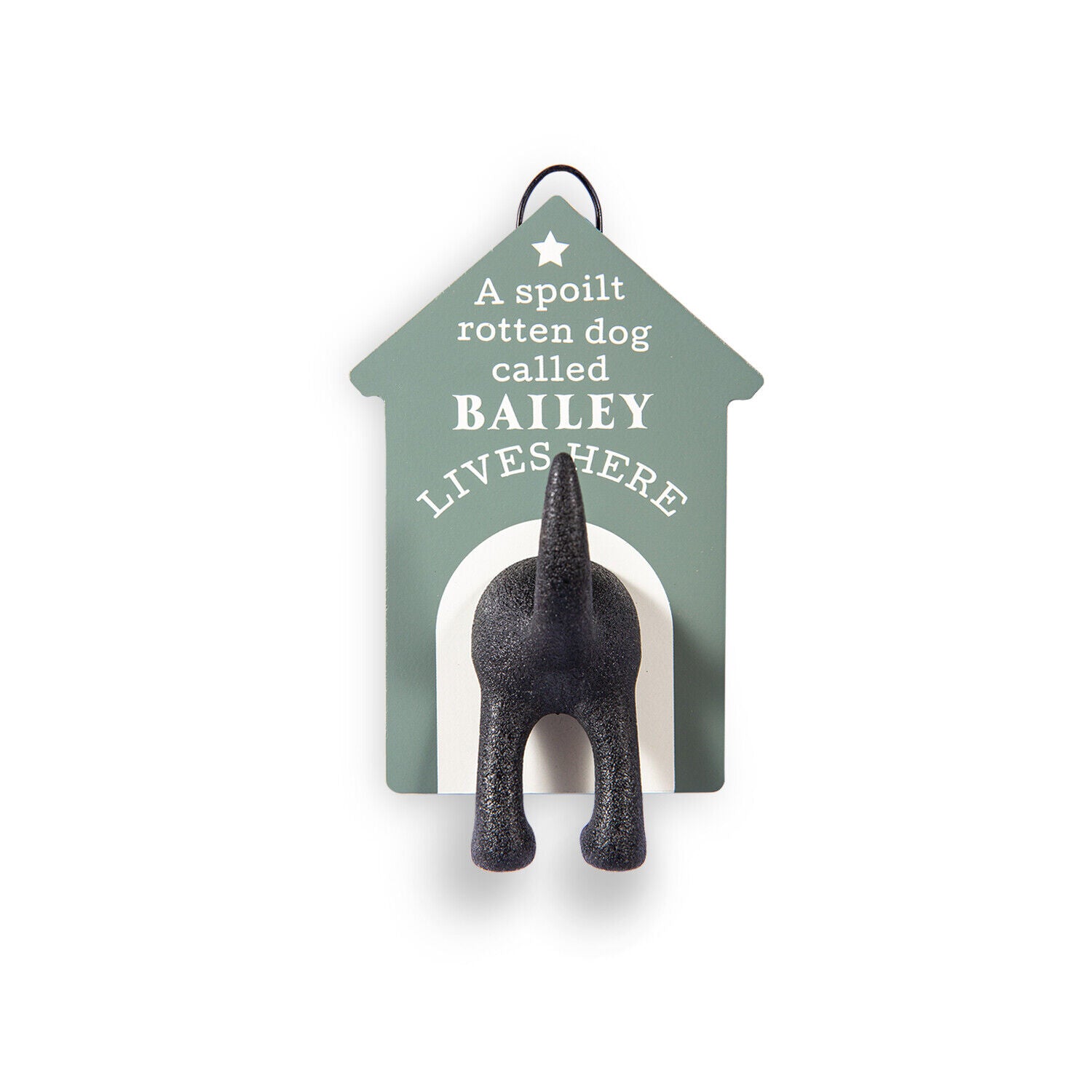 Dog Leash Wall Mounted Gift: Bailey – Gift Centre UK