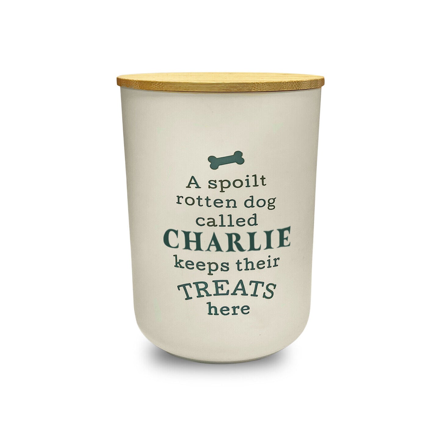 Dog Treat Jar: Charlie