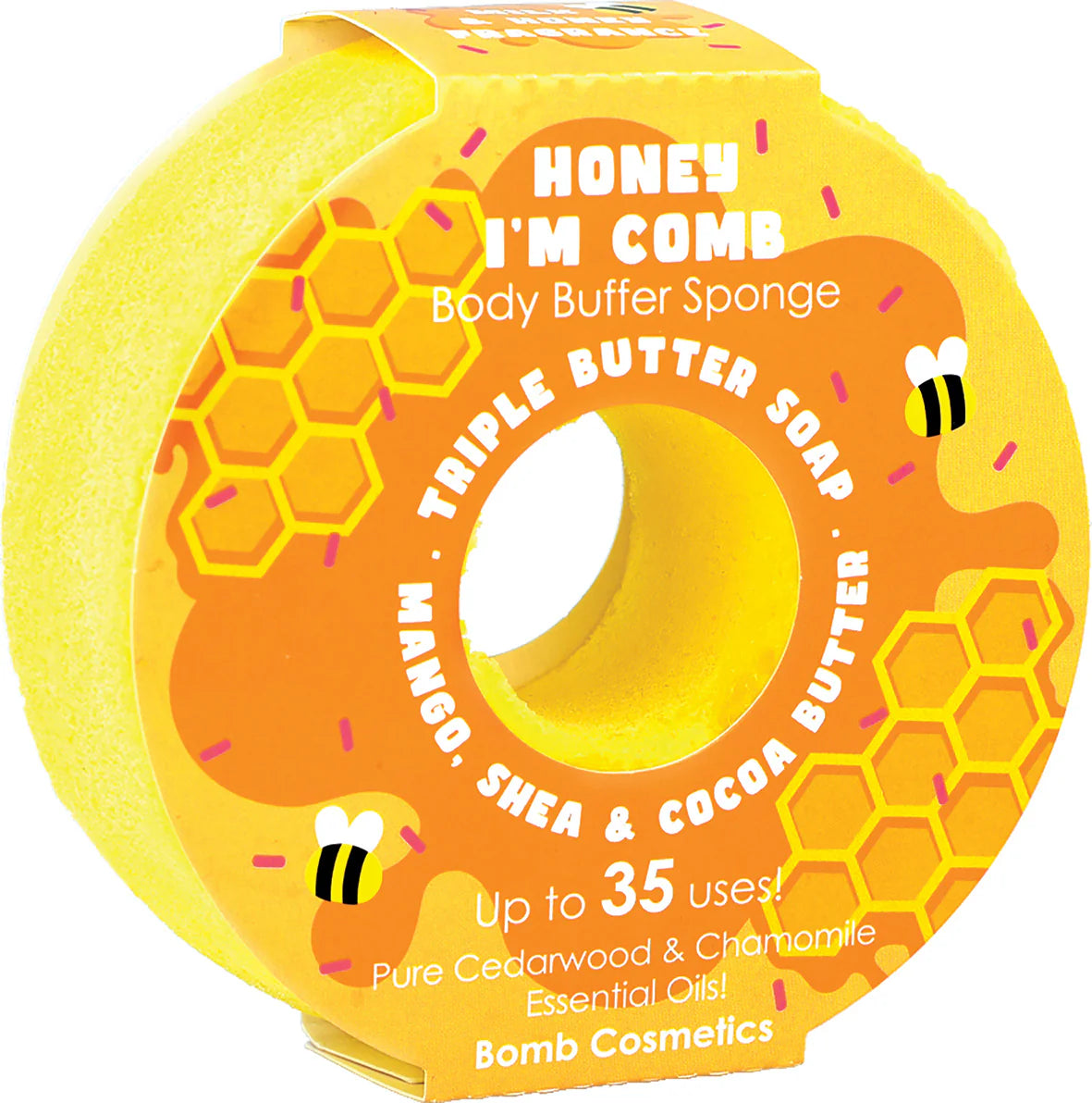 Body Buffer Sponge: Honey I'm Comb