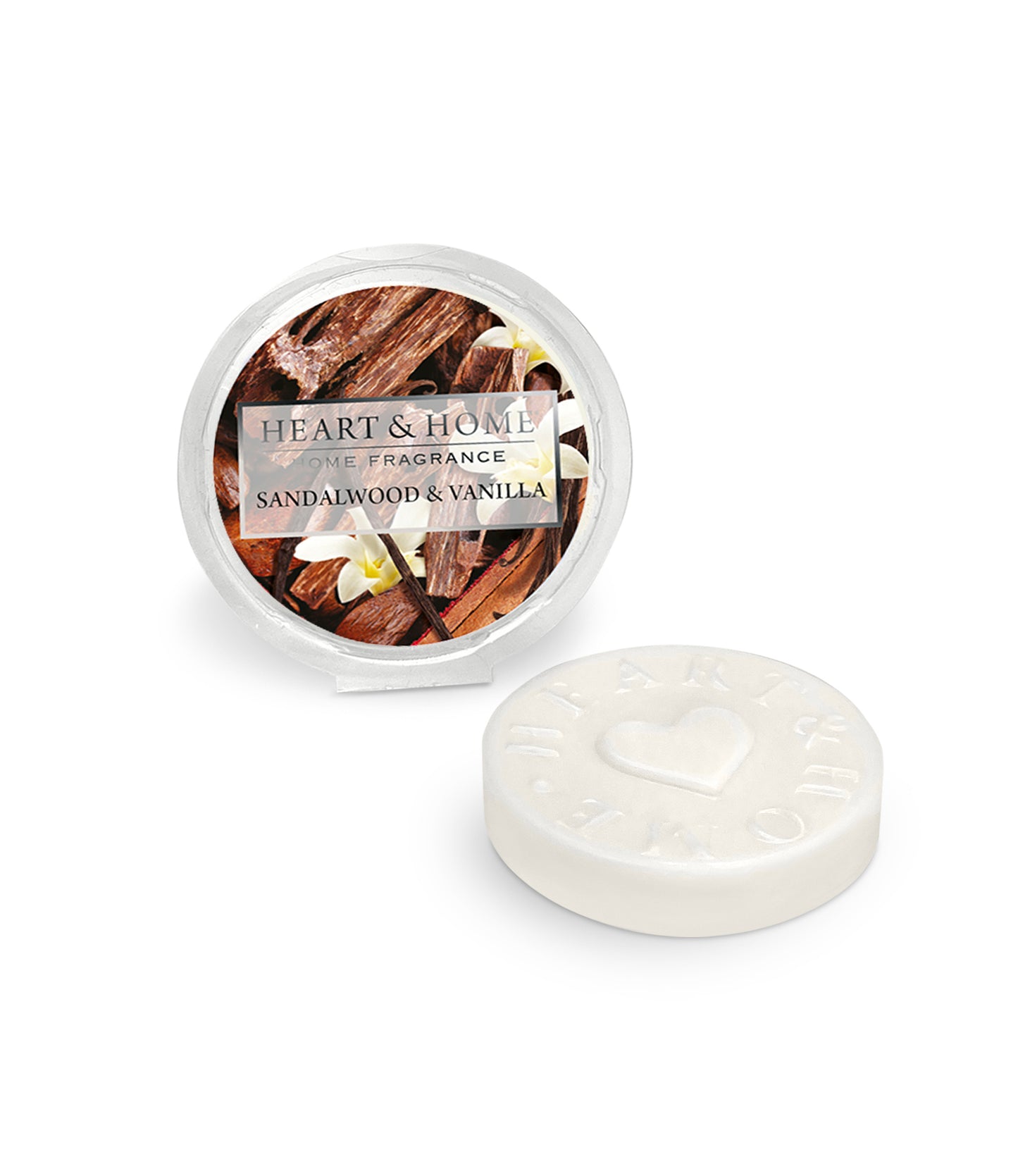 Heart & Home Wax Melt: Sandalwood & Vanilla