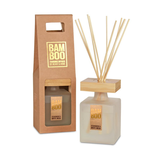 Bamboo Diffuser: Cedarwood & White Musk