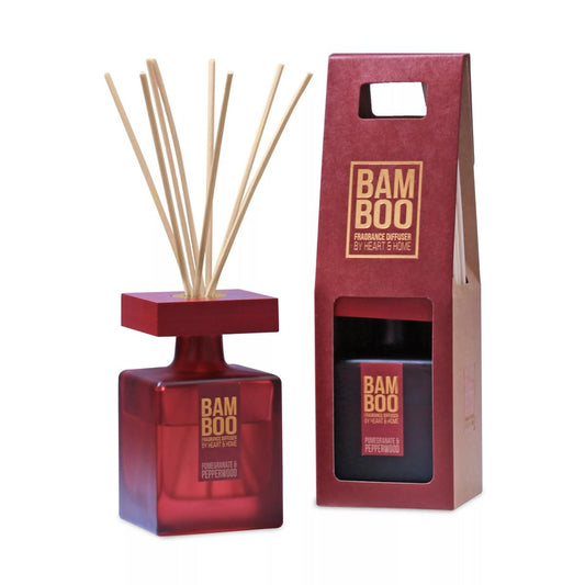 Bamboo Diffuser: Pomegranate & Pepperwood