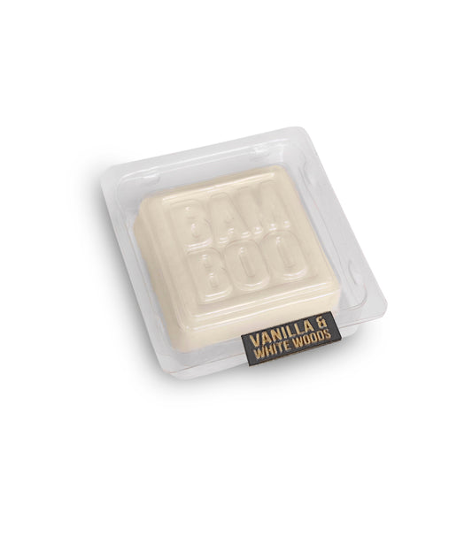 Bamboo Wax Melt: Vanilla & White Woods