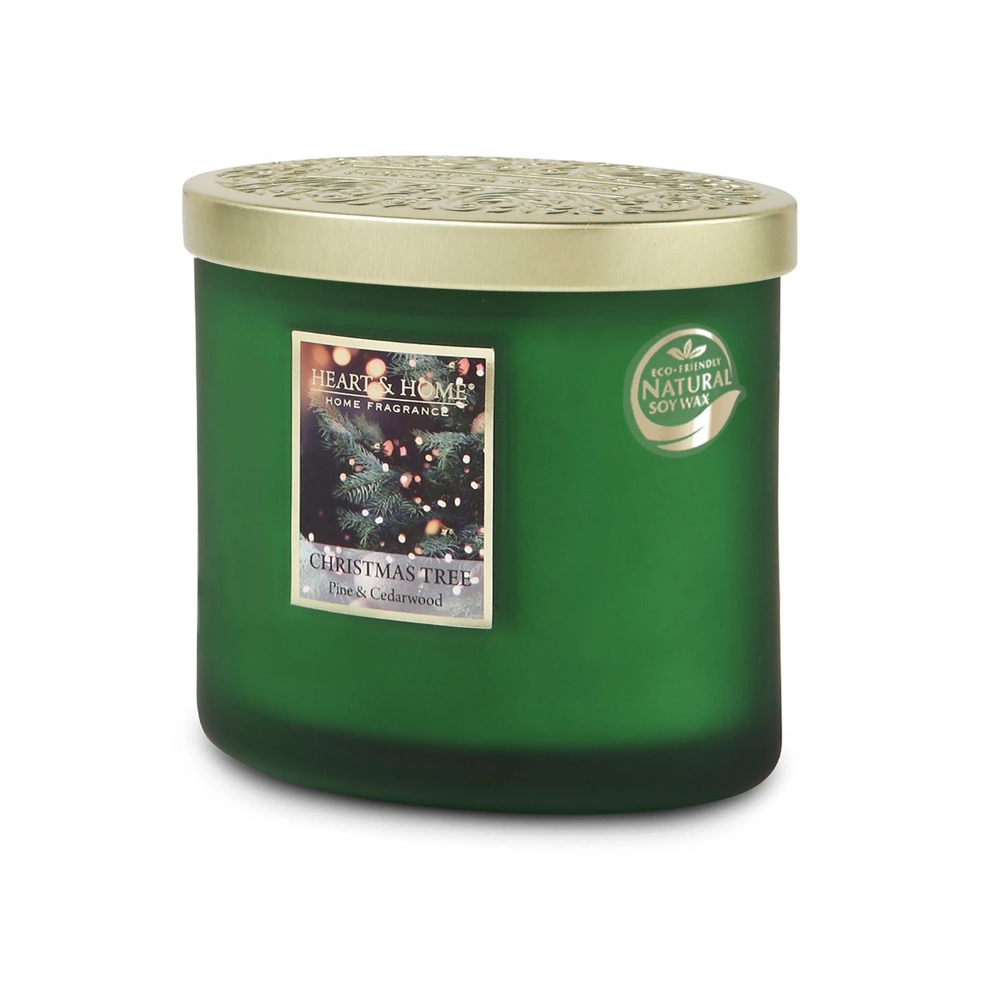 Heart & Home Christmas Twin Wick Candle: Christmas Tree