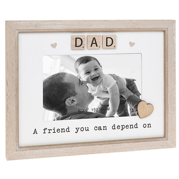 Scrabble Photo Frame: Dad