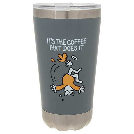 Chaps Stuff Travel Mug: It's The Coffee