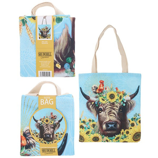Floral Tote Bag: Sunny Highland