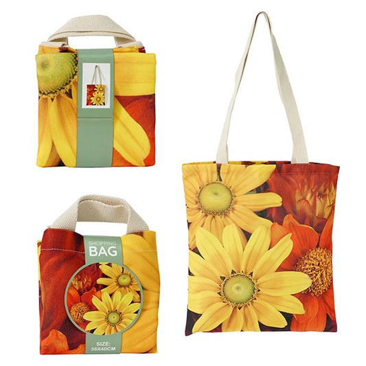 Floral Tote Bag: Dahlia