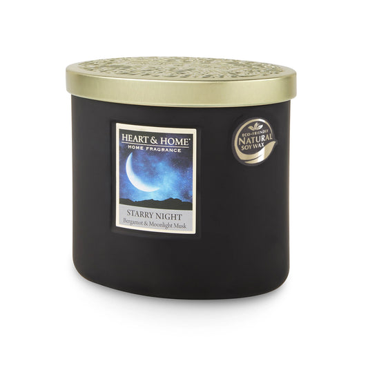 Heart & Home Christmas Twin Wick Candle: Starry Night