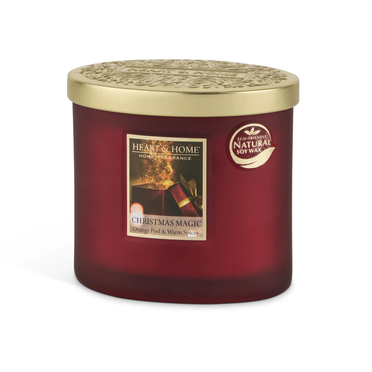 Heart & Home Christmas Twin Wick Candle: Christmas Magic