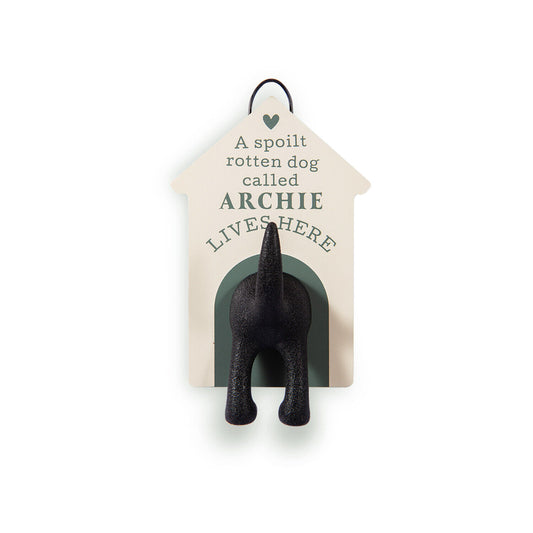 Dog Leash Wall Mounted Gift: Archie