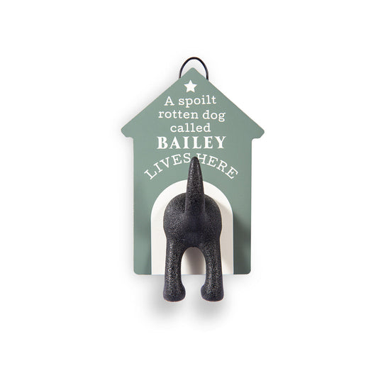 Dog Leash Wall Mounted Gift: Bailey