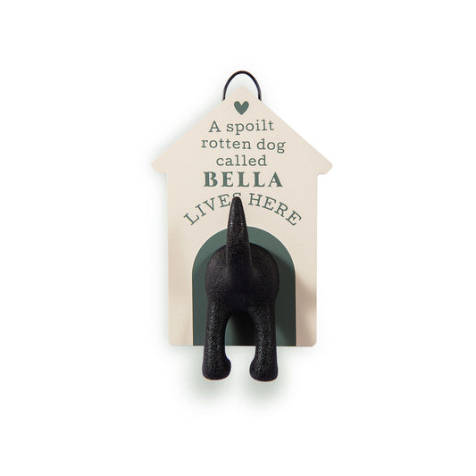 Dog Leash Wall Mounted Gift: Bella