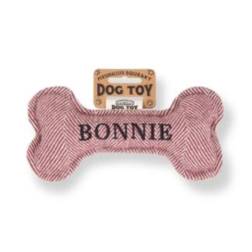 Pre Personalised Squeaky Dog Toy: Bonnie