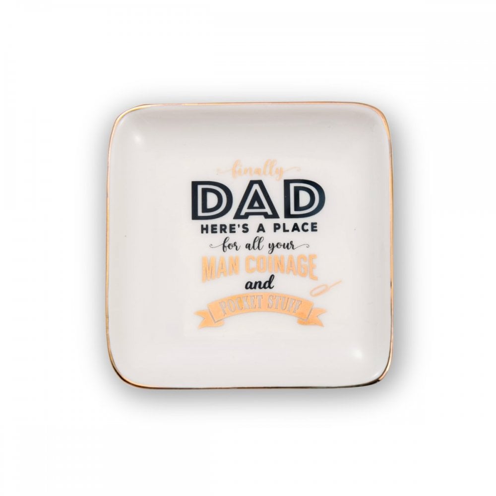 Ceramic Trinket Dish: Dad