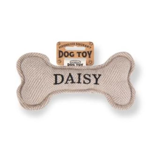 Pre Personalised Squeaky Dog Toy: Daisy