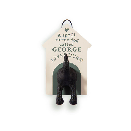 Dog Leash Wall Mounted Gift: George