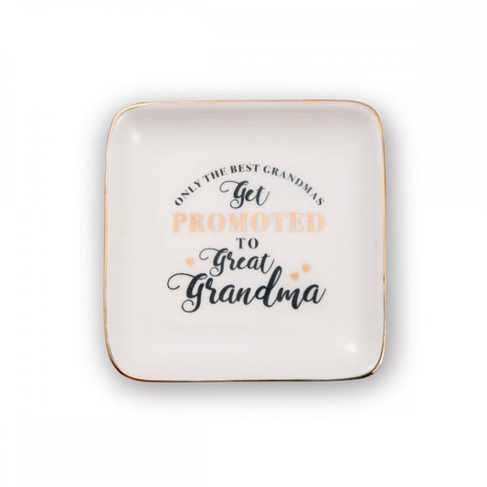 Ceramic Trinket Dish: Great Grandma