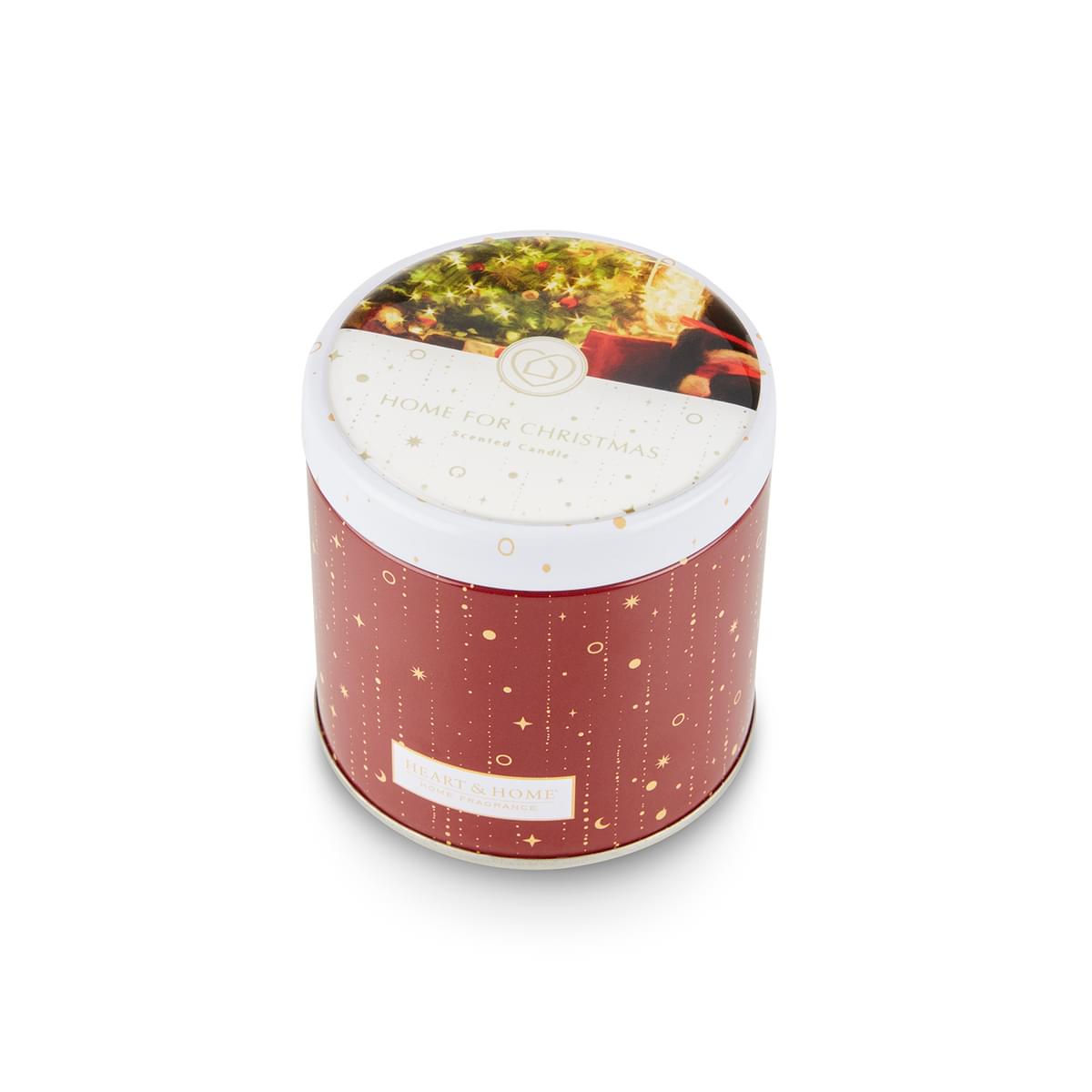 Christmas Tin Candle: Home For Christmas