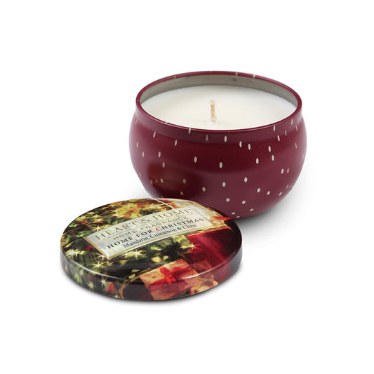 Christmas Tin Candle: Home For Christmas