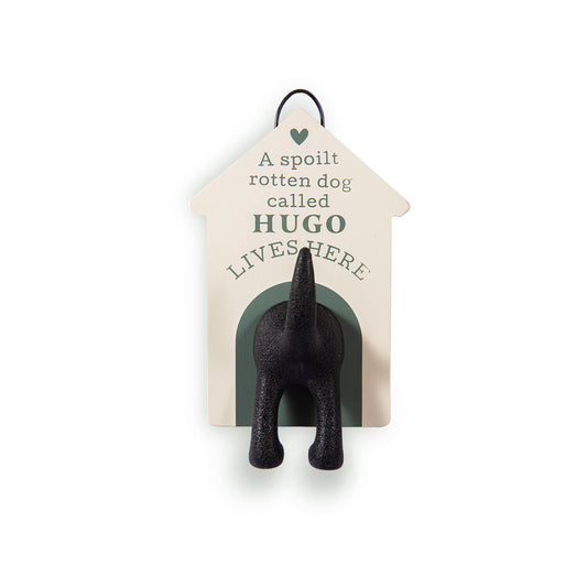 Dog Leash Wall Mounted Gift: Hugo