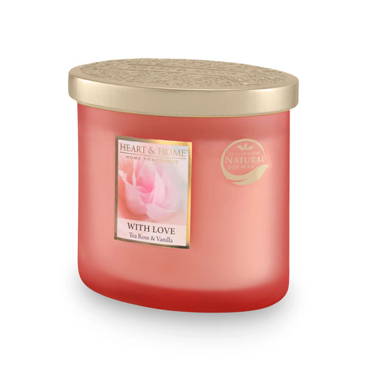 Twin Wick Candle: With Love