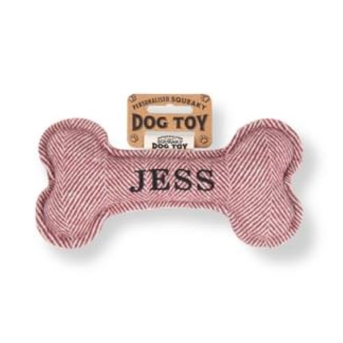 Pre Personalised Squeaky Dog Toy: Jess