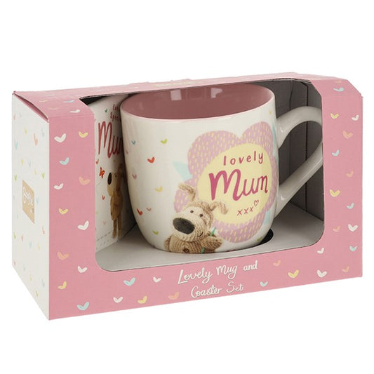 Boofle Mug & Coaster Set: Mum