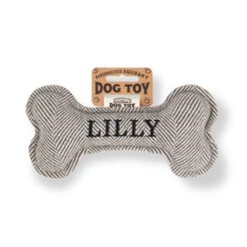 Pre Personalised Squeaky Dog Toy: Lilly