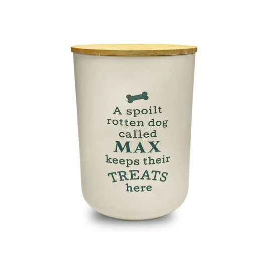 Dog Treat Jar: Max