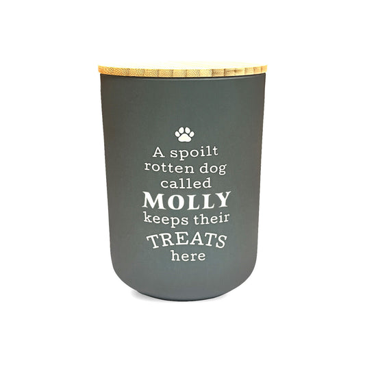 Dog Treat Jar: Molly