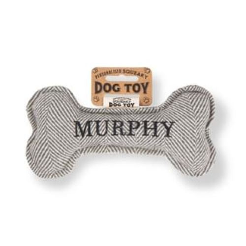 Pre Personalised Squeaky Dog Toy: Murphy