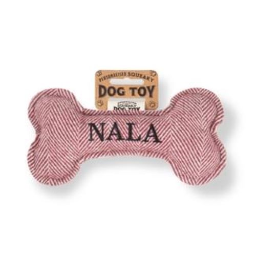 Pre Personalised Squeaky Dog Toy: Nala