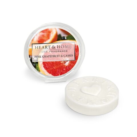 Heart & Home Wax Melt: Pink Grapefruit & Cassis
