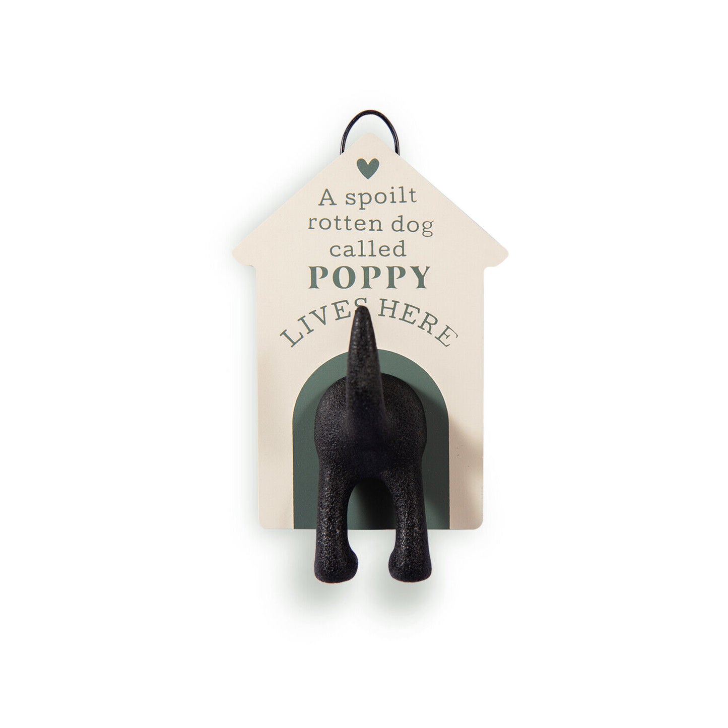 Dog Leash Wall Mounted Gift: Poppy