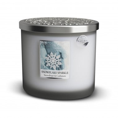 Christmas Twin Wick Candle: Snowflake Sparkle