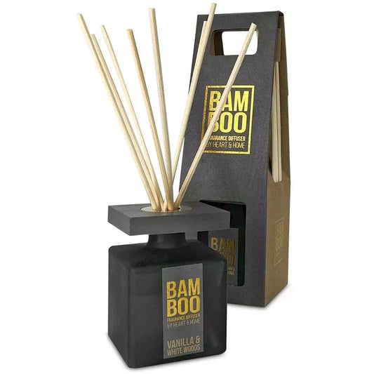 Bamboo Diffuser: Vanilla & White Woods