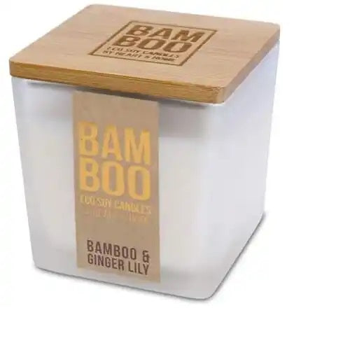 Bamboo Large Candle: Bamboo & Ginger Lily